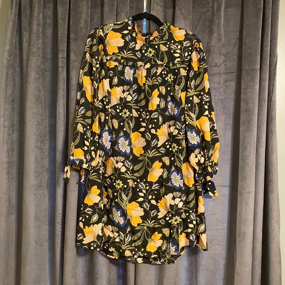 Olivia James the label fall floral shift dress